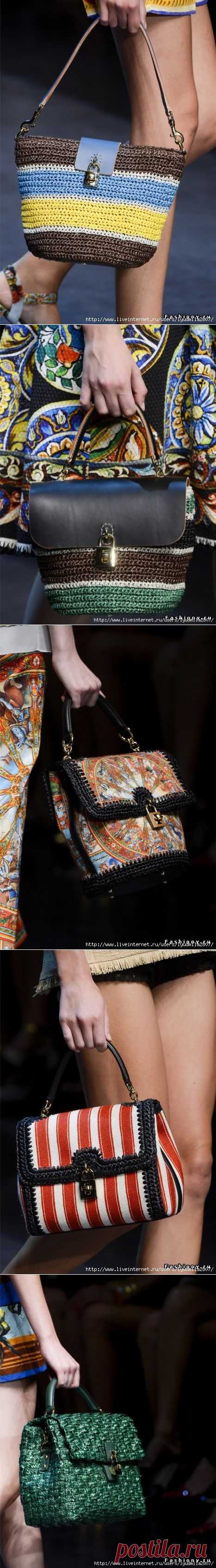 Сумки от Dolce&Gabbana из пластиковых пакетов