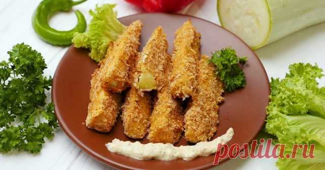 Кабачки в панировке — Готовим дома