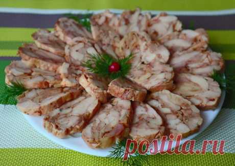 Лучшая мясная закуска за считанные минуты без желатина Автор рецепта Катерина - Cookpad