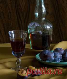 Вкусная домашняя сливянка на водке и спирту.