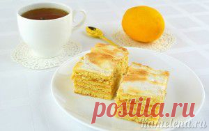 Песочный лимонный пирог