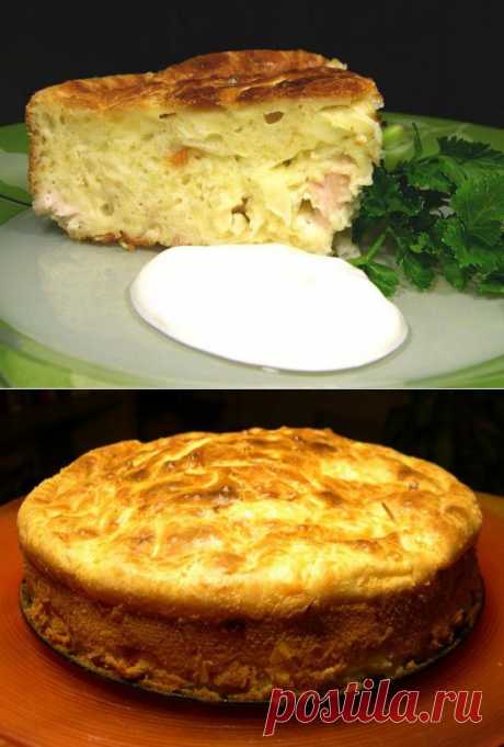 Капустный пирог с сыром и ветчиной | Еда! Готовься!