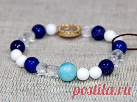 Браслет из лазурита и агата от BRimar