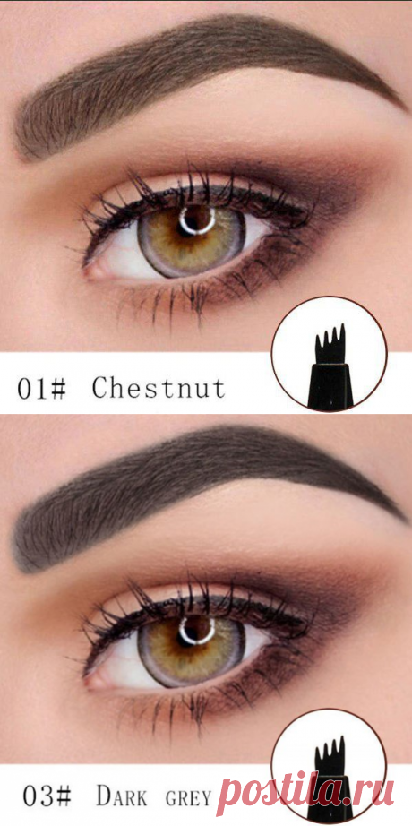Карандаш для бровей LIQUID EYEBROW PEN с эффектом татуажа