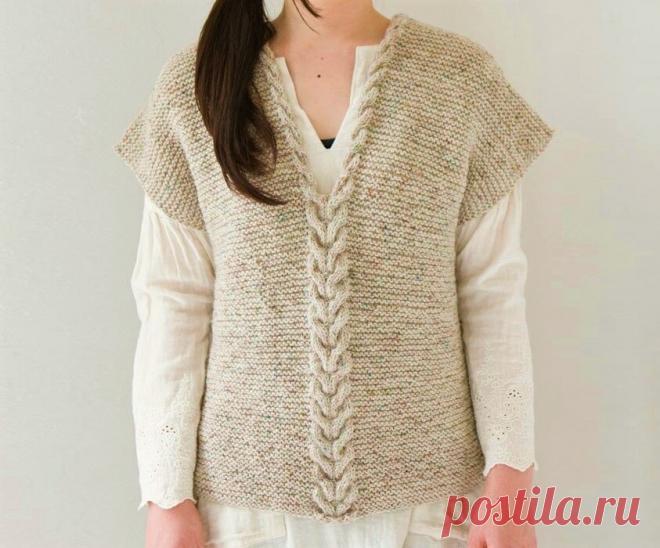 Стильные, эффектные и просто красивые! Подборка вязаных жилетов и безрукавок (30 идей) | Идеи рукоделия | Дзен