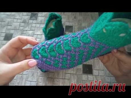 4.МК# тапочки-следочки# "КОЛОКОЛЬЧИКИ"#