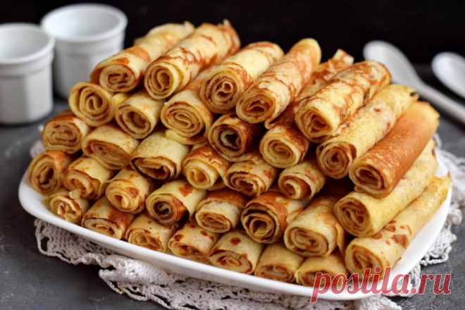 Творожные блинчики к завтраку