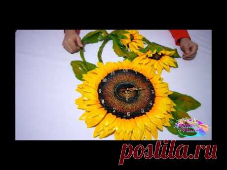 #AprendeConmigo #Girsalesporcelanafria RELOJ DE GIRASOLES 🌻🌻🌻EN PORCELANA FRIA (PORCELANICRON) - YouTube