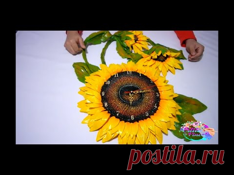 #AprendeConmigo #Girsalesporcelanafria RELOJ DE GIRASOLES 🌻🌻🌻EN PORCELANA FRIA (PORCELANICRON) - YouTube