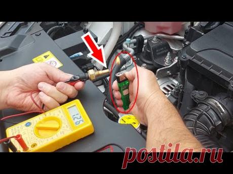 Prueba el SENSOR DE TEMPERATURA con encendedor y multímetro