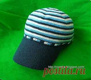 Вязанная кепка. Мастер-класс. /