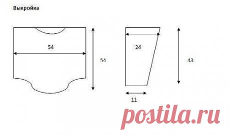 Свободный джемпер с изогнутым краем (размер 46-48) (Вязание спицами) — Журнал Вдохновение Рукодельницы