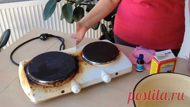 Лайфхаки, Как Быстро Отмыть Старую Плиту (How to Clean an Old Electric Cook
