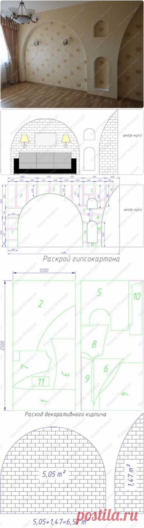 Арка из гипсокартона своими руками