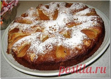 Как приготовить вкуснейший грушевый пирог к вечернему чаю - рецепт, ингредиенты и фотографии
