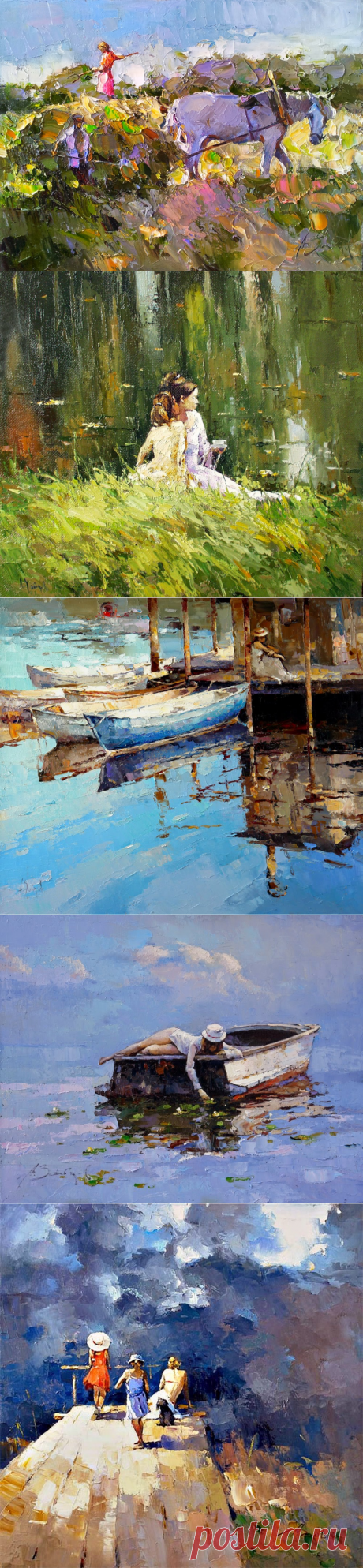 ✨Алексей Зайцев.Художник, рисующий лето