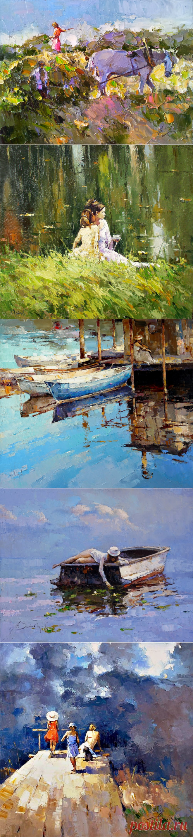 ✨Алексей Зайцев.Художник, рисующий лето