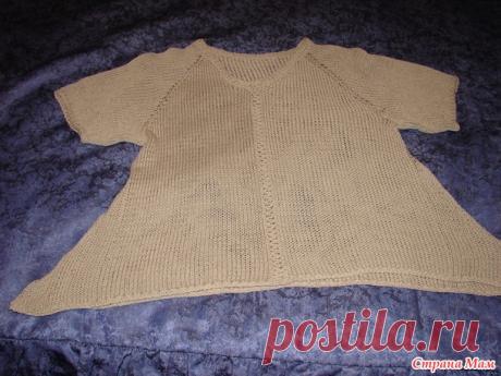 джемперок-наволочка из ленточного хлопка (много фото) - Вязание - Страна Мам