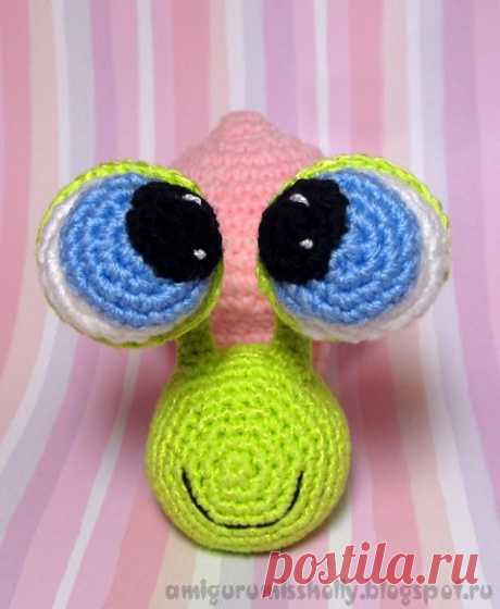 Мелвин. Улитка вязаная крючком :: Amigurumi by Miss Holly