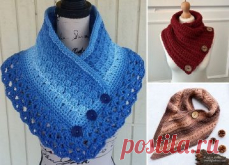 Trendy Fun Colorful Crochet Cowls - Pattern Center