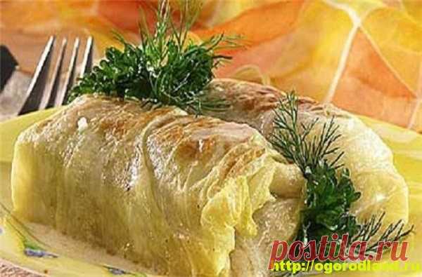 Голубцы. Рецепт голубцов с картошкой под грибным соусом
