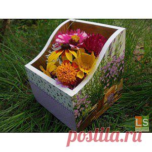 Короб для специй &laquo;Нежность лаванды&raquo; - Ручная работа на LangeSTORE - Ручная работа LS - Эксклюзивные и Авторские HandMade изделия ручной работы вы можете купить и продать на портале LangeSTORE