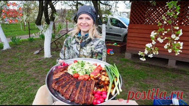 ВМЕСТО ШАШЛЫКА. РЕБРА ПО-ДЕРЕВЕНСКИ/САМЫЕ ВКУСНЫЕ ИЗ ТЕХ ЧТО Я ГОТОВИЛА🤤