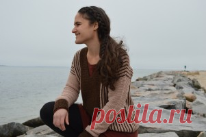 Свитер платочной вязкой Good Day - Вяжи.ру