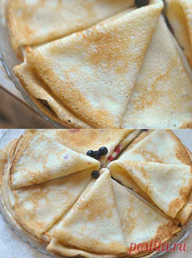 Рецепт, который всегда пригодится- тонкие блины на воде. | Домик на берегу поля | Яндекс Дзен