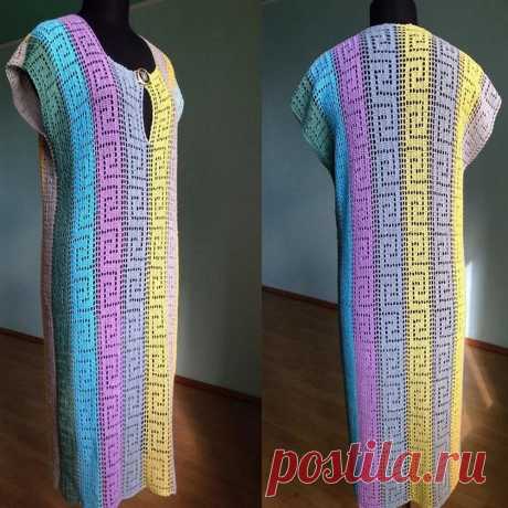 Греческий мотив крючком. Идеи и схема вязания – Paradosik Handmade - вязание для начинающих и профессионалов