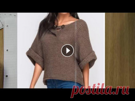 СТИЛЬНЫЙ ЛЕТНИЙ ПУЛОВЕР СПИЦАМИ.ЭКСПРЕСС МК. вязаный гардероб .вязаная одежда. kniting СТИЛЬНЫЙ ЛЕТНИЙ ПУЛОВЕР СПИЦАМИ.Я в инстаграм Здравствуйте! Меня зовут Вика! На моём канале мы будем шить, вязать, и делать, много- много разных краси...