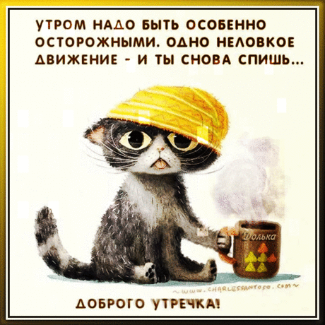ДОБРОГО УТРЕЧКА!