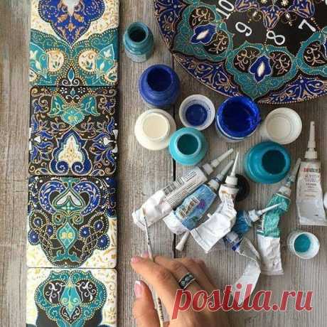 Ручная роспись керамической плитки