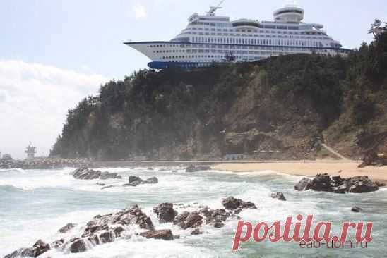 Эта необычная недвижимость... Отель San Cruise в южнокорейском местечке Чондочжин