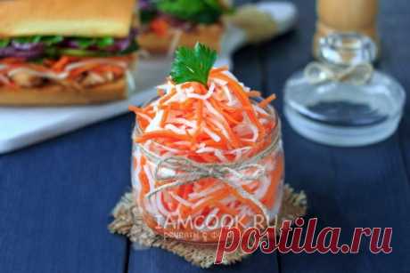 Маринованная морковь с дайконом по-вьетнамски