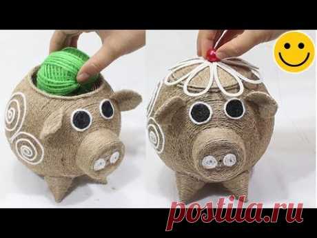 5 Diy animals from jute rope | Home decor handmade 2019