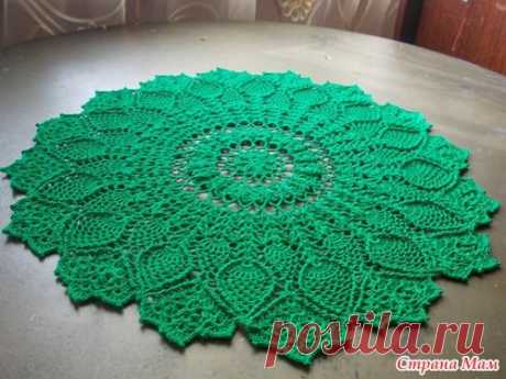 Салфетка Exquisite (Изысканная) от Mary Werst. Описание, МК в фотографиях и схема вязания! - Вяжем вместе он-лайн - Страна Мам