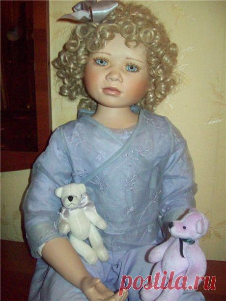 Трогательная девочка Сюзанна от Кристин Оранж. / Фарфоровые куклы / Шопик. Продать купить куклу / Бэйбики. Куклы фото. Одежда для кукол