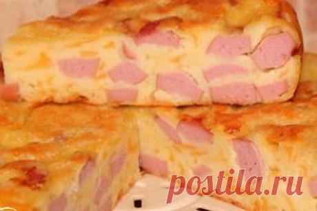 ПИРОГ С СОСИСКАМИ.
