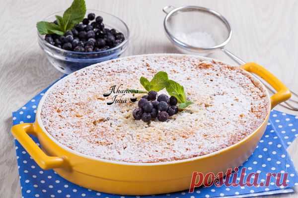 Нежный, с приятной кислинкой... Манник с смородиной - Вкусные рецепты