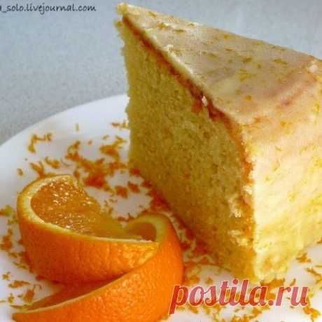 Апельсиновый кекс в мультиварке