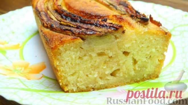Рецепт: Банановый манник (без яиц) на RussianFood.com