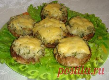 Рецепт шампиньоны фаршированные овощами | Вегетарианские рецепты