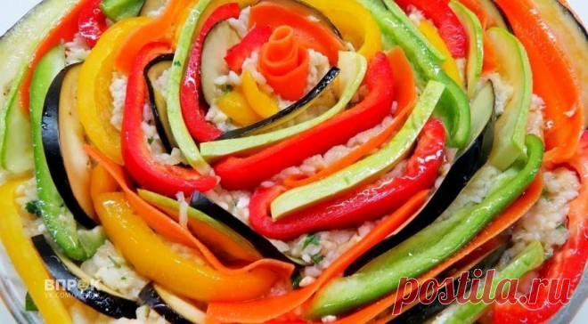 Нарядная и вкусная разноцветная запеканка с фаршем и овощами Ужин будет на славу!
