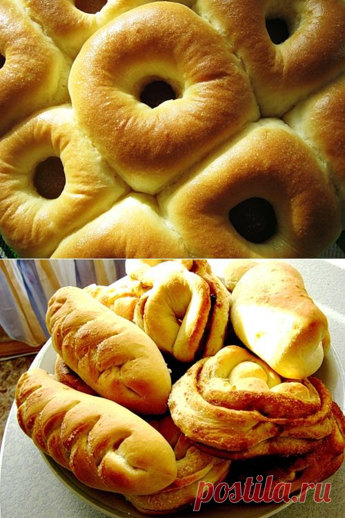 как приготовить хорошее дрожжевое тесто и разные вкусняшки из него | Четыре вкуса