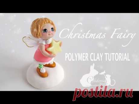 Christmas Fairy Polymer Clay Tutorial - Simple Fairy