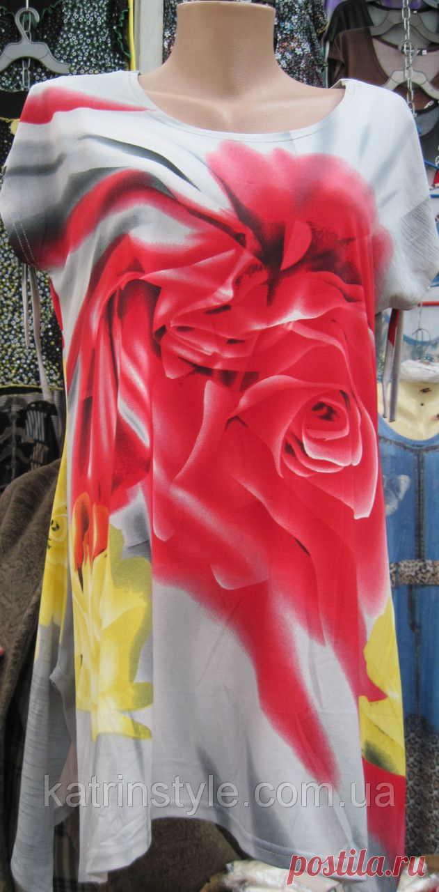 Купить Туника женская " Роза 2" в интернет-магазине "KatrinStyle". Одежда оптом из Хмельницкого по отличным ценам высочайшего качества.