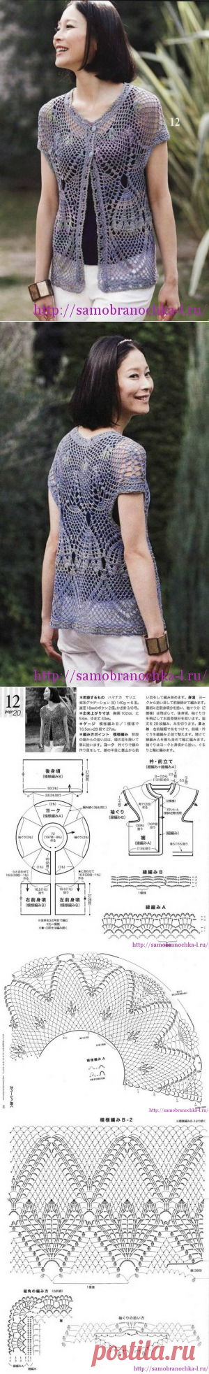 Два летних жакета крючком - САМОБРАНОЧКА рукодельницам, мастерицам