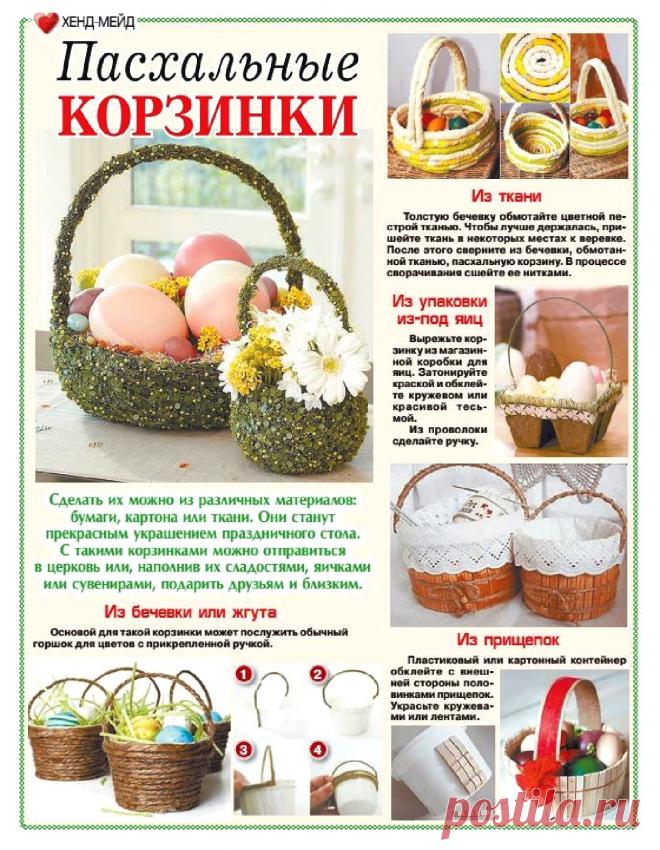 Пасхальные корзинки