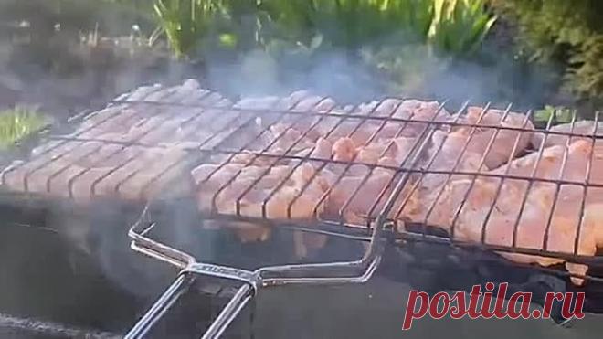 Очень сочный шашлык из куриных бедрышек 🔥